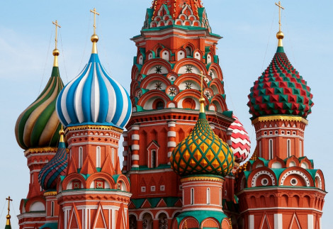 Moscow Saint Basil Cathedral cupola