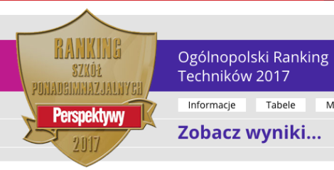 Nasza szkoła w gronie najlepszych techników w województwie Śląskim